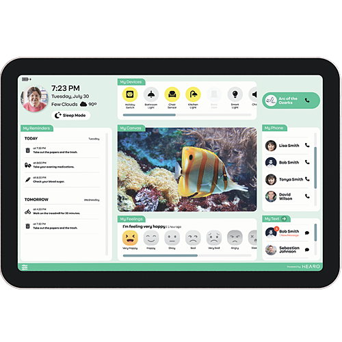 Hearo Tablet Interface